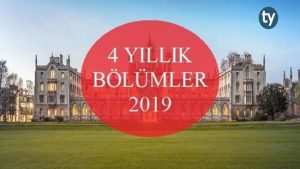 4 Yıllık Bölümler 2019