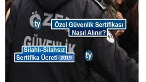 Özel Güvenlik Nasıl Olunur? Silahlı veya Silahsız Sertifika Ücreti?