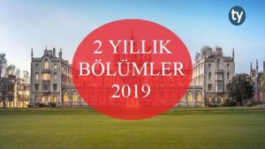 2 Yıllık Bölümler 2019