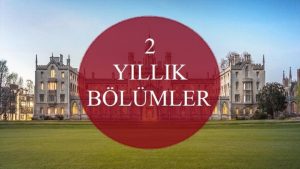 2 Yıllık Bölümler