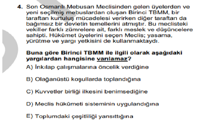 2020 yks tarih konuları ve soru dağılımları (ösym - yök - meb) 2 2019 tyt taryh sorusu 1