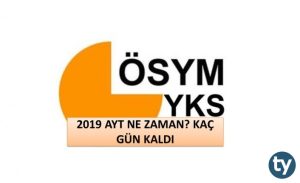 2019 AYT Ne Zaman? 2019 AYT Kaç Gün Kaldı?