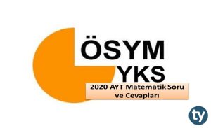 AYT Matematik Soru ve Cevapları