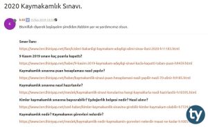 2020 Kaymakamlık Sürecinde Forumda Yazılanlar, Konuşulanlar, Paylaşılanlar
