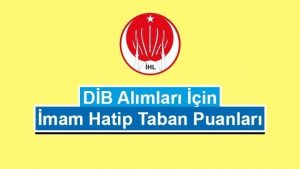 DİYANET İMAM HATİP TABAN PUANLARI 2016-III