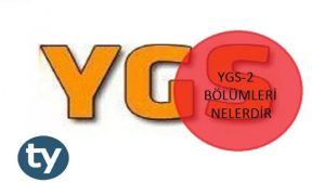 YGS 2 Bölümleri, YGS 2 ile Alan Bölümler