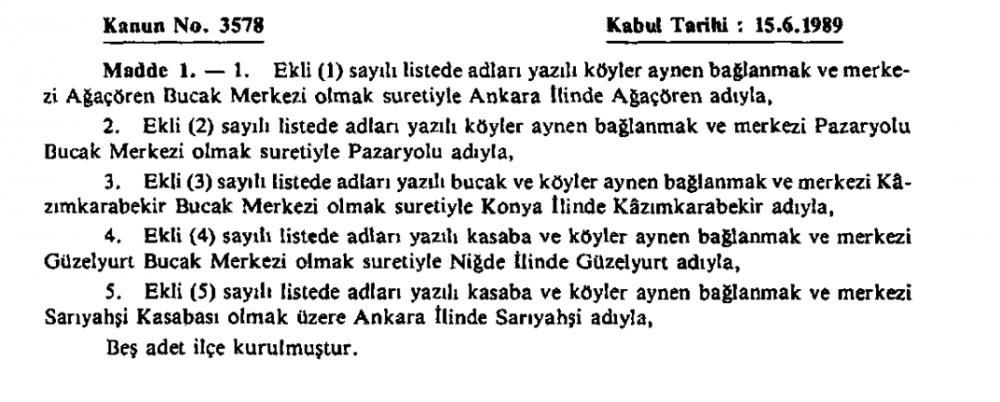 aksaray nerede, i̇l mi? nüfusu kaç? çinliler aksaray'da ne yapıyor? 1 3578 sayyly kanun
