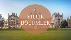 4 Yıllık Bölümler