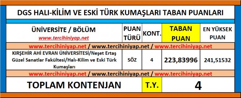dgs halı-kilim ve eski türk kumaşları 2019 taban puanları 1 6072 1 c976c0b2d9b8043fc0028711af20e9f7