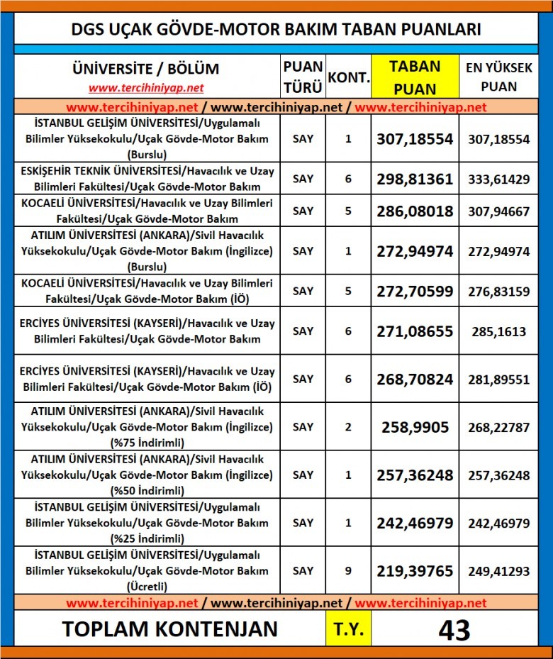 dgs uçak gövde motor bakım 2019 taban puanları 1 6291 1 7dc2d960bc315347309027cb1a736635