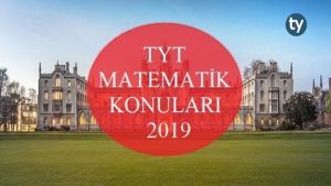 TYT Matematik Konuları 2019