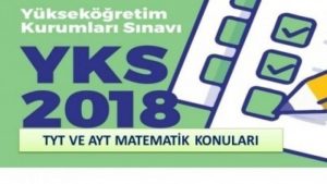 2018 YKS Matematik Konuları