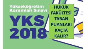 2018 YKS Hukuk Fakültesi Taban Puanları Kaçta Kalır?