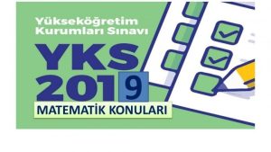 2019 YKS Matematik Konuları