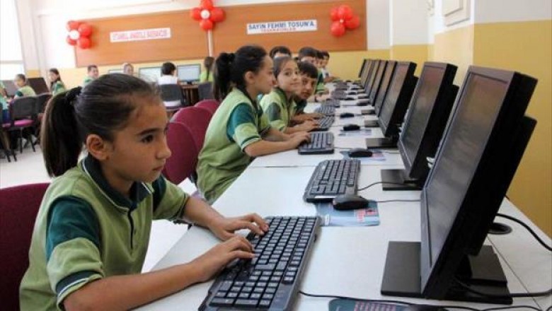 Adliyedeki eski bilgisayarlar eğitime hizmet edecek