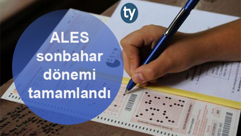 ALES 2016 sonbahar sınavı gerçekleştirildi
