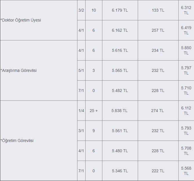 akademisyen maaşları 2023 ne kadar? 3 arastirma ogretim gorevlisi maalari 2019