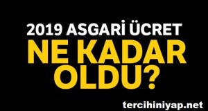 Asgari Geçim İndirimi 2019 Tablosu