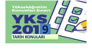 YKS Tarih Konuları 2019