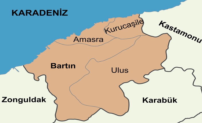 bartın'ın i̇lçeleri nelerdir? bartın i̇lçeleri 2 bartin ilceleri harita