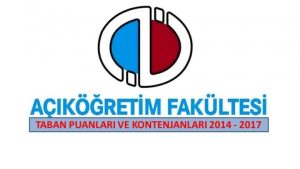 2018 TYT Açıköğretim Fakültesi (AÖF) Taban Puanları
