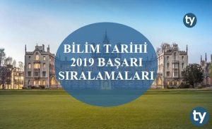 Bilim Tarihi 2019 Taban Puanları ve Başarı Sıralamaları