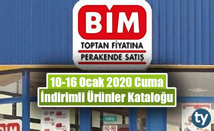 BİM Aktüel 10-16 Ocak 2020 İndirimli Ürünler Kataloğu