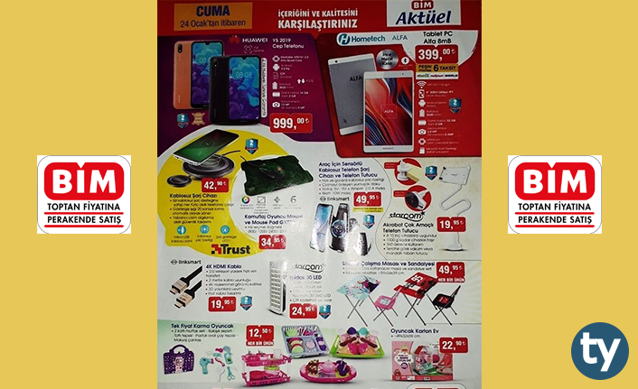 BİM Aktüel 24-30 Ocak 2020 İndirimli Ürünler Kataloğu