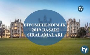 Biyomühendislik 2019 Taban Puanları ve Başarı Sıralamaları