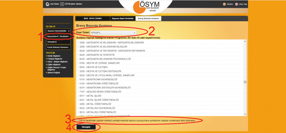 kpss sonuçlarında ve tercihlerinde puan mı önemli sıralama mı önemli? 3 brany