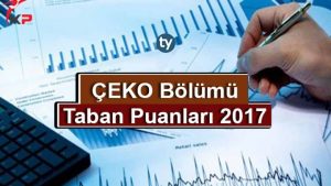 Çalışma Ekonomisi ve Endüstri İlişkileri ÇEKO 2017 Taban Puanları