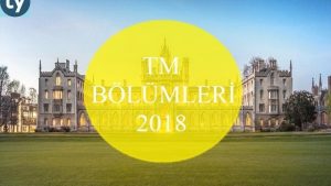 TM Bölümleri 2018