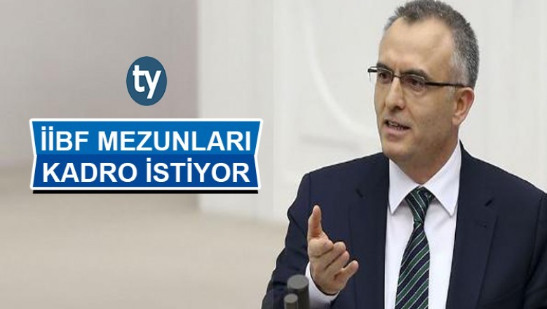 Maliye Bakanımız Naci Ağbal’dan İİİBF mezunları kadro bekliyor