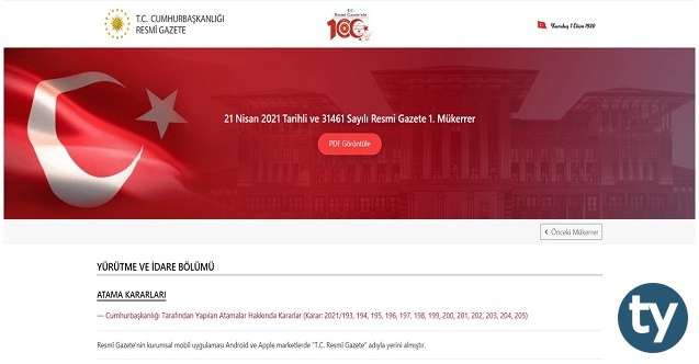 cumhurbaskani tarafindan cok sayida onemli atama karari resmi gazetede yayimlandi h13052 534bf