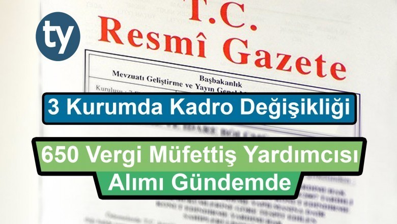 3 Kurumda Kadro Durumu Değişikliği