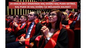 Adli Yargı Hakim ve Savcılık Yazılı Sınavı Kaç Puan ve Doğruyla Kazanıldı?
