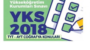 2018 YKS Coğrafya Konuları