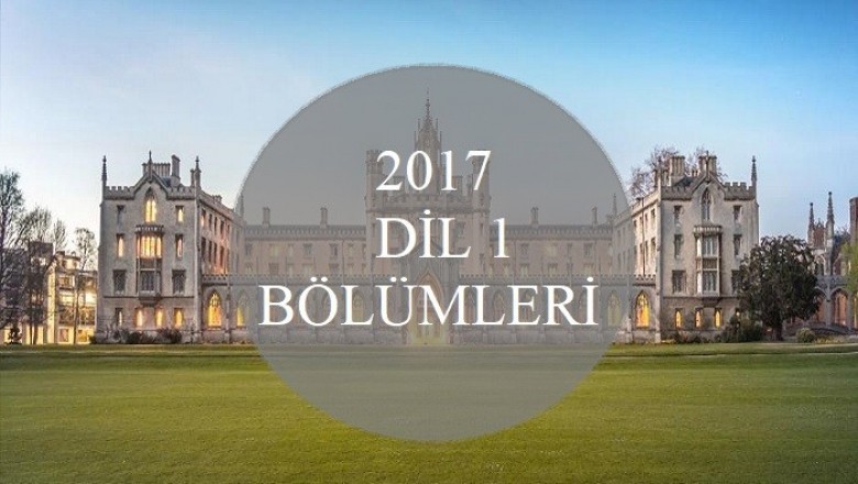 DİL 1 Bölümleri 2017