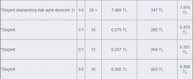 akademisyen maaşları 2023 ne kadar? 2 docent maaslari 2019