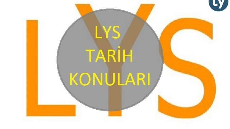 LYS Tarih Konuları 2017 ve Soru Dağılımı 2016