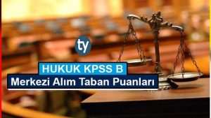 Hukuk KPSS 2017/2 Atama Taban Puanları