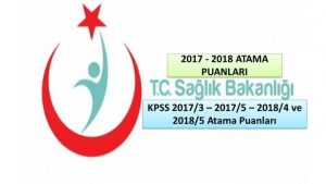 Sağlık Bakanlığı Atama Taban Puanları 2017 – 2018