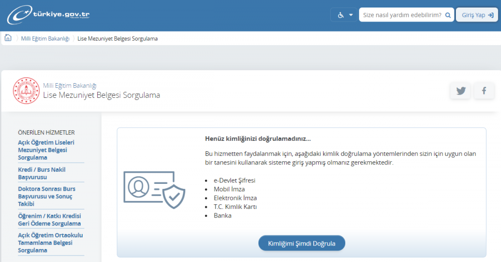 mezuniyet tarihi nedir? nereden ve nasıl öğrenilir? 1 edevlet meb lise mezuniyet tarihi