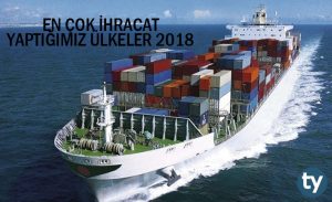 En Çok İhracat Yaptığımız Ülkeler 2018