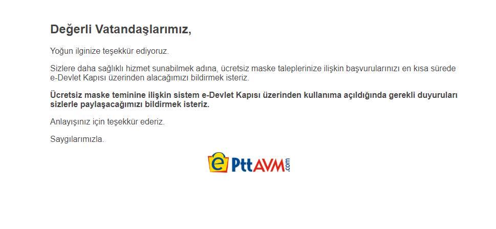 e-devlet ücretsiz maske başvurusu nasıl yapılır? resimli anlatım! 1 eptt avm kapaly