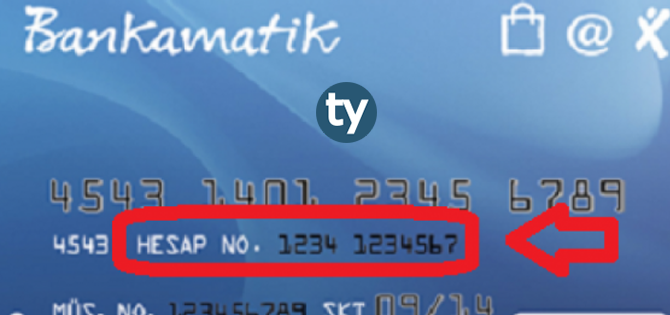 banka hesap numarası nedir? nasıl ve nereden öğrenilir? 1 hesap numarasi nasil bulunur