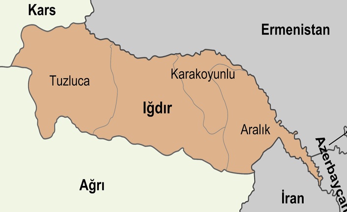 iğdır'ın i̇lçeleri nelerdir? iğdır i̇lçeleri 2 igdir ilceleri harita