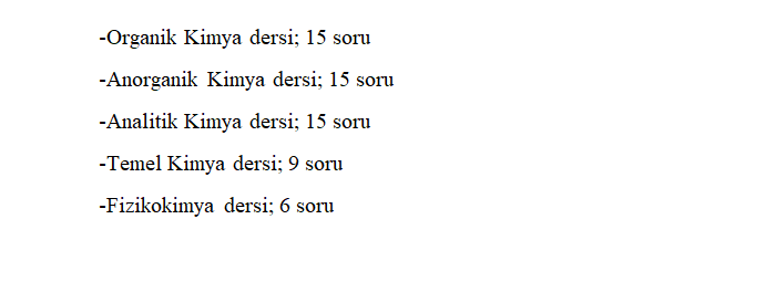 2021 kpss kimya öğretmenliği öabt konuları ve soru dağılımı (ösym) 2 image 155