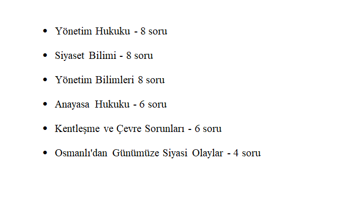kpss a grubu kamu yönetimi konuları ve soru dağılımı (ösym) 2 image 176