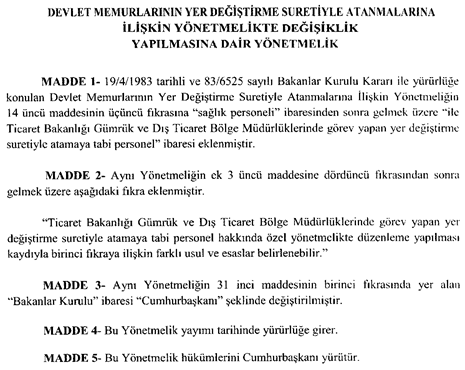 gümrük personeli i̇çin yönetmelik değişliği yapıldı, peki şimdi atamalar nasıl yapılacak? 1 image 230